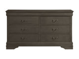 Mayville Stained Gray Dresser - Ornate Home