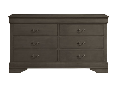 Mayville Stained Gray Dresser - Ornate Home