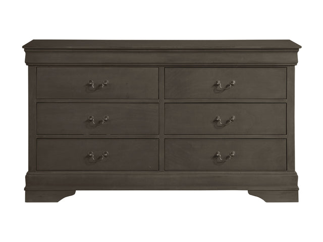 Mayville Stained Gray Dresser - Ornate Home