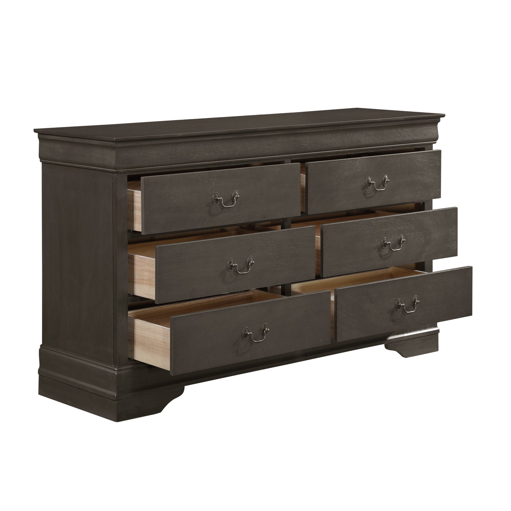 Mayville Stained Gray Dresser - Ornate Home