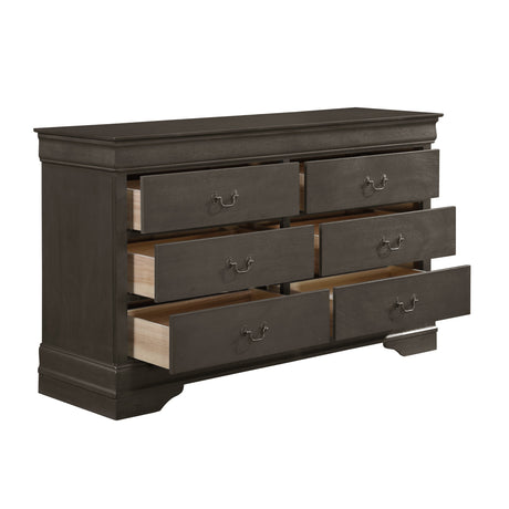 Mayville Stained Gray Dresser - Ornate Home