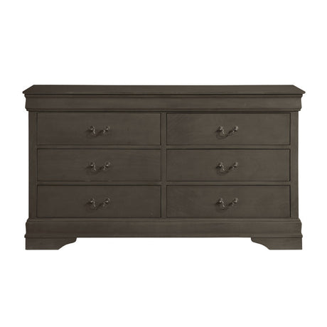 Mayville Stained Gray Dresser - Ornate Home