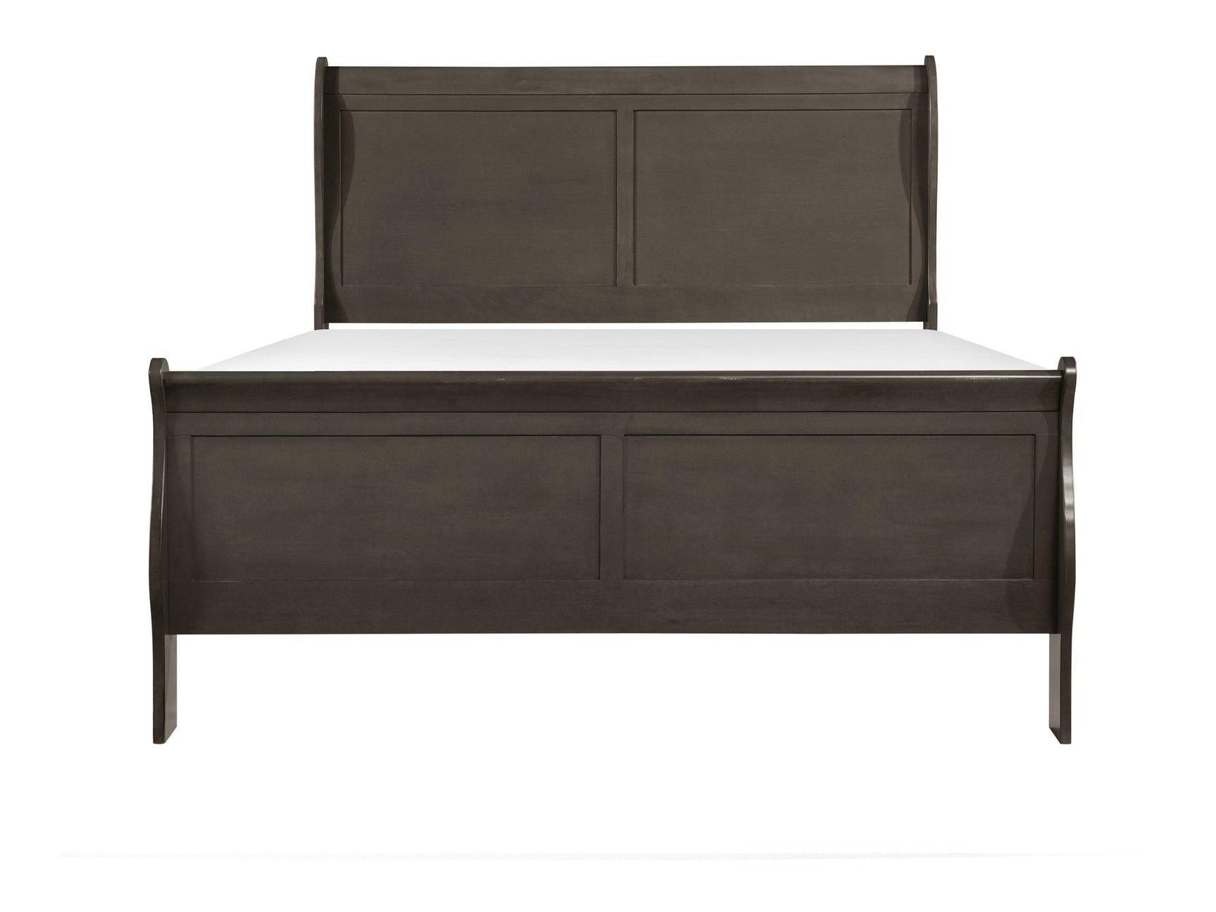 Mayville Stained Gray Eastern King Bed - Ornate Home