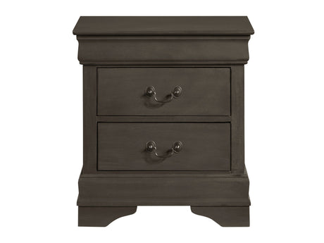 Mayville Stained Gray Nightstand - Ornate Home