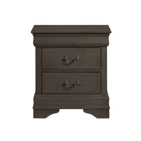 Mayville Stained Gray Nightstand - Ornate Home
