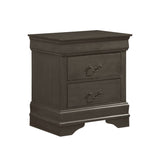Mayville Stained Gray Nightstand - Ornate Home