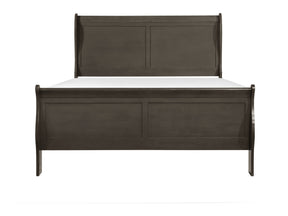 Mayville Stained Gray Queen Bed - Ornate Home