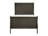 Mayville Stained Gray Twin Bed - Ornate Home