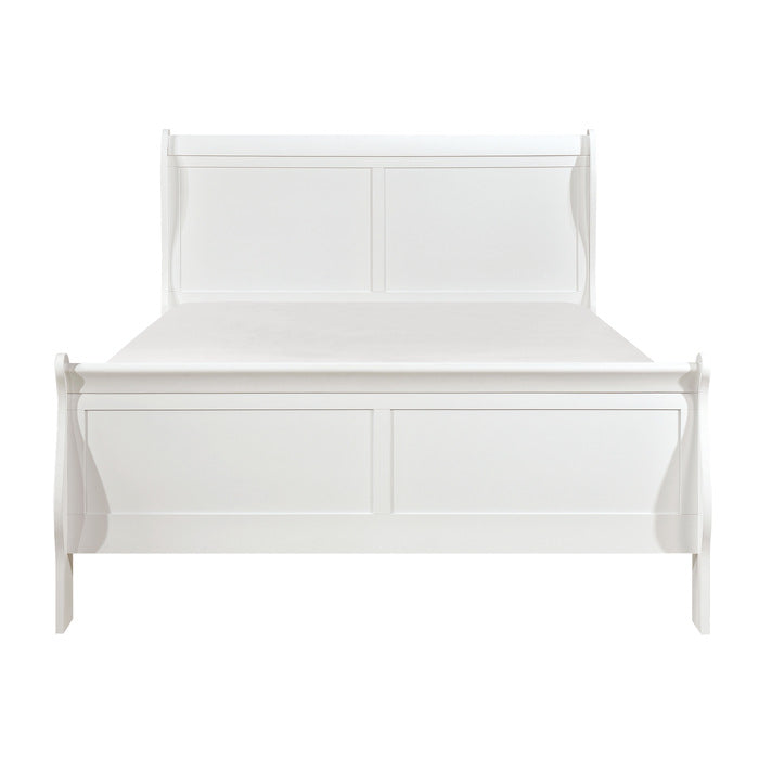 Mayville White California King Bed - Ornate Home