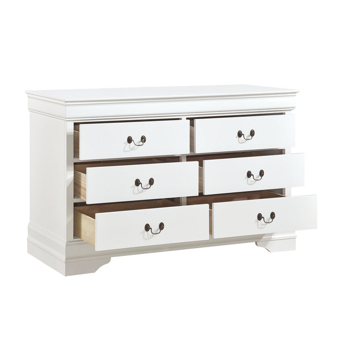 Mayville White Dresser - Ornate Home