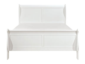 Mayville White Eastern King Bed - Ornate Home