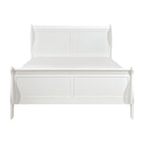 Mayville White Eastern King Bed - Ornate Home