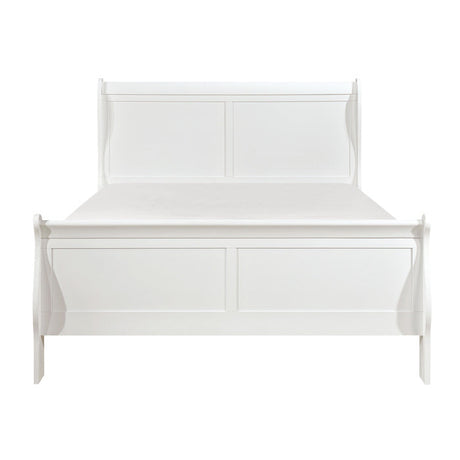 Mayville White Eastern King Bed - Ornate Home