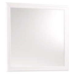 Mayville White Mirror - Ornate Home