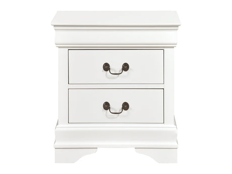 Mayville White Nightstand - Ornate Home