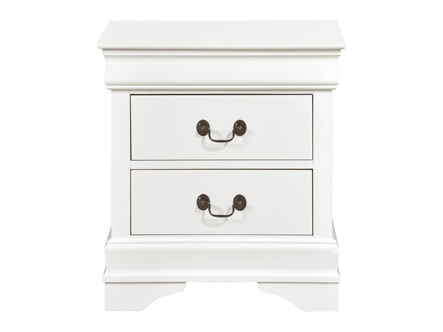 Mayville White Nightstand - Ornate Home