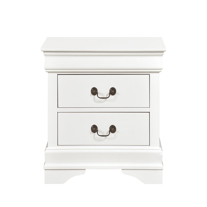Mayville White Nightstand - Ornate Home