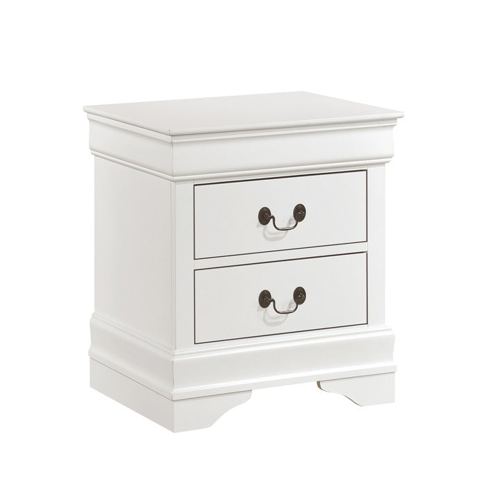 Mayville White Nightstand - Ornate Home