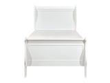 Mayville White Twin Bed - Ornate Home