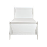 Mayville White Twin Bed - Ornate Home
