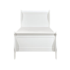 Mayville White Twin Bed - Ornate Home