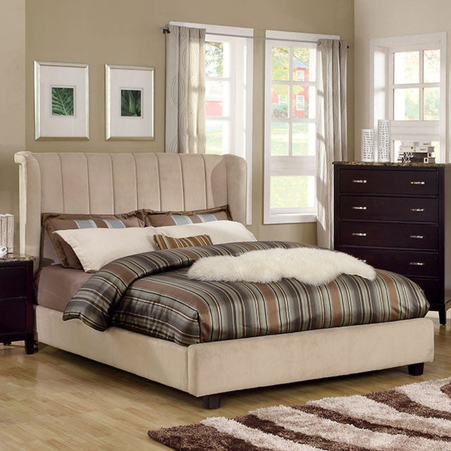 Maywood Beige Twin Bed - Ornate Home