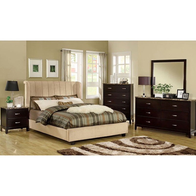 Maywood Beige Twin Bed - Ornate Home