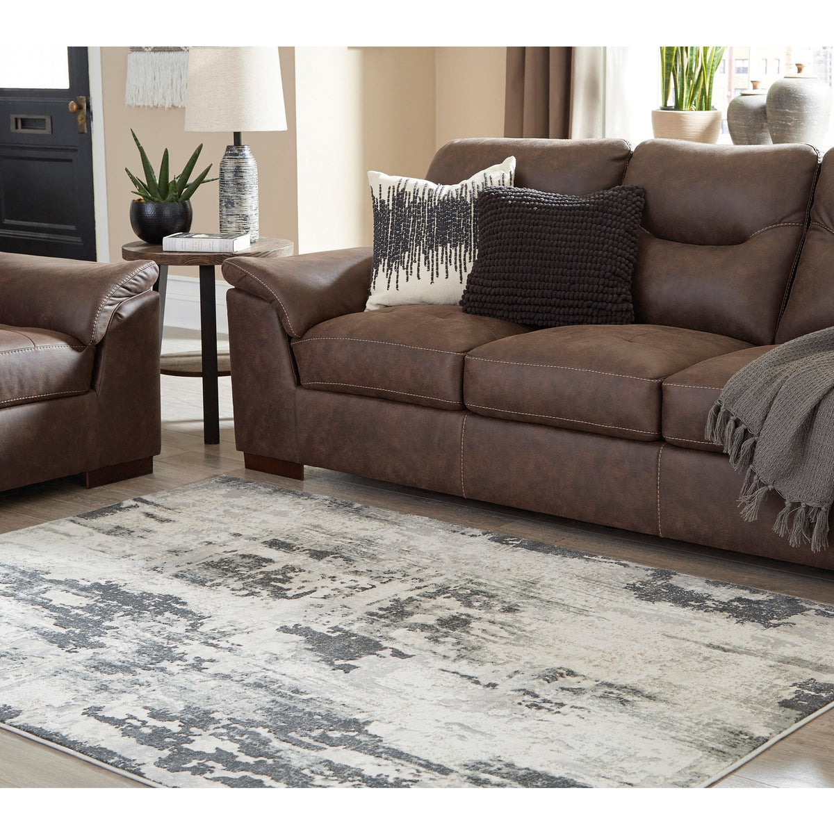 Ashley Furniture Mazatl Multi Large Rug / 7'10''W x 10'2''D | Ornate Home