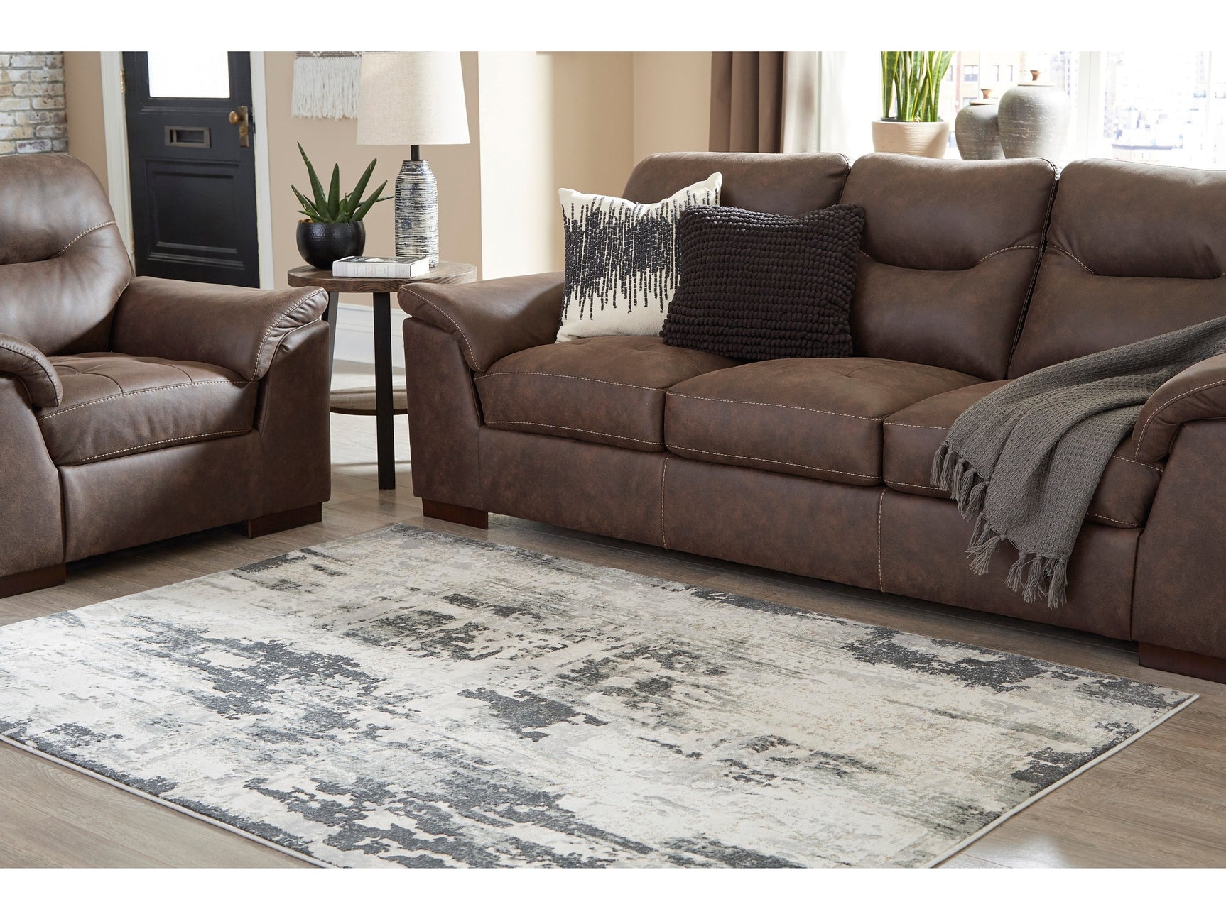 Mazatl Multi Large Rug / 7'10''W x 10'2''D - Ornate Home