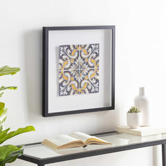 Mazgirt Majestic Black Frame Wall Art Piece - Clearance - Ornate Home