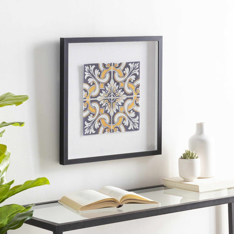Mazgirt Majestic Black Frame Wall Art Piece - Ornate Home
