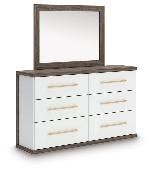 Mazilar Brown Dresser and Mirror - Ornate Home