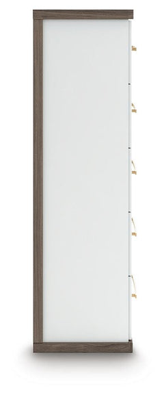 Mazilar Brown/White Chest of Drawers - Ornate Home