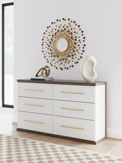 Mazilar Brown/White Dresser - Ornate Home