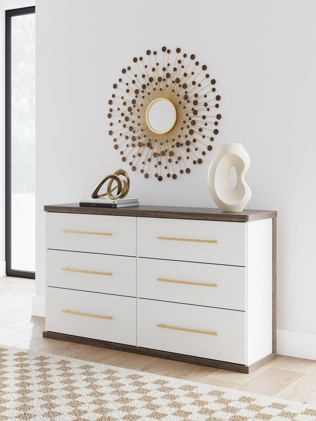 Mazilar Brown/White Dresser - Ornate Home