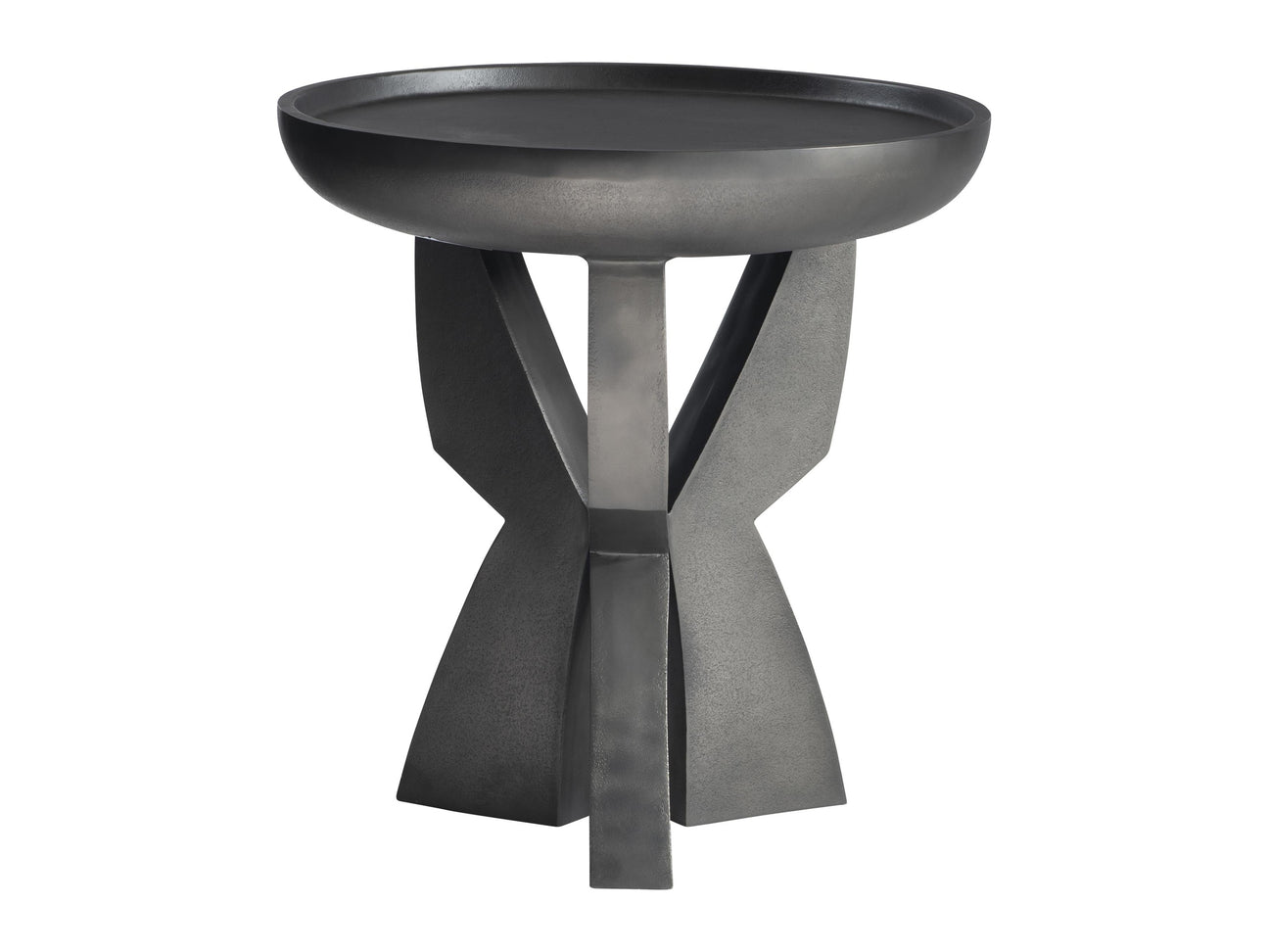 Mazo Black Nickel Side Table - Ornate Home