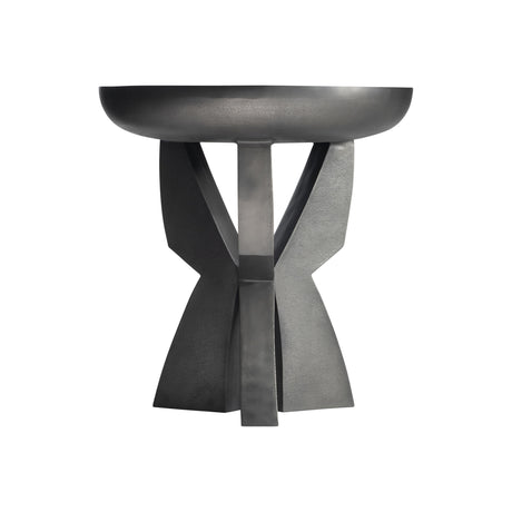 Mazo Black Nickel Side Table - Ornate Home