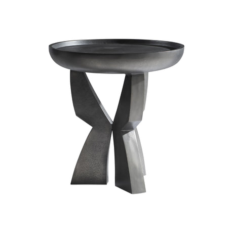 Mazo Black Nickel Side Table - Ornate Home