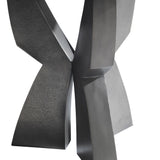 Mazo Black Nickel Side Table - Ornate Home