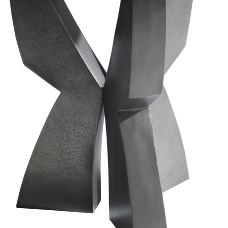 Mazo Black Nickel Side Table - Ornate Home