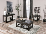 McAllen Rustic Black Sofa Table - Ornate Home