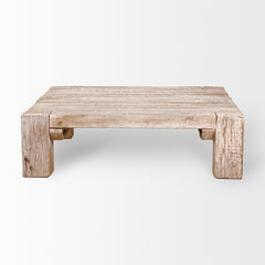 McArthur Brown Square Reclaimed Solid Wood Coffee Table