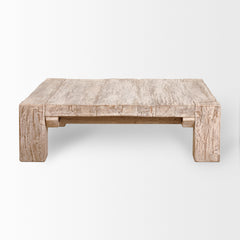 McArthur Brown Square Reclaimed Solid Wood Coffee Table