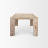 McArthur White 84"W Dining Table - Ornate Home