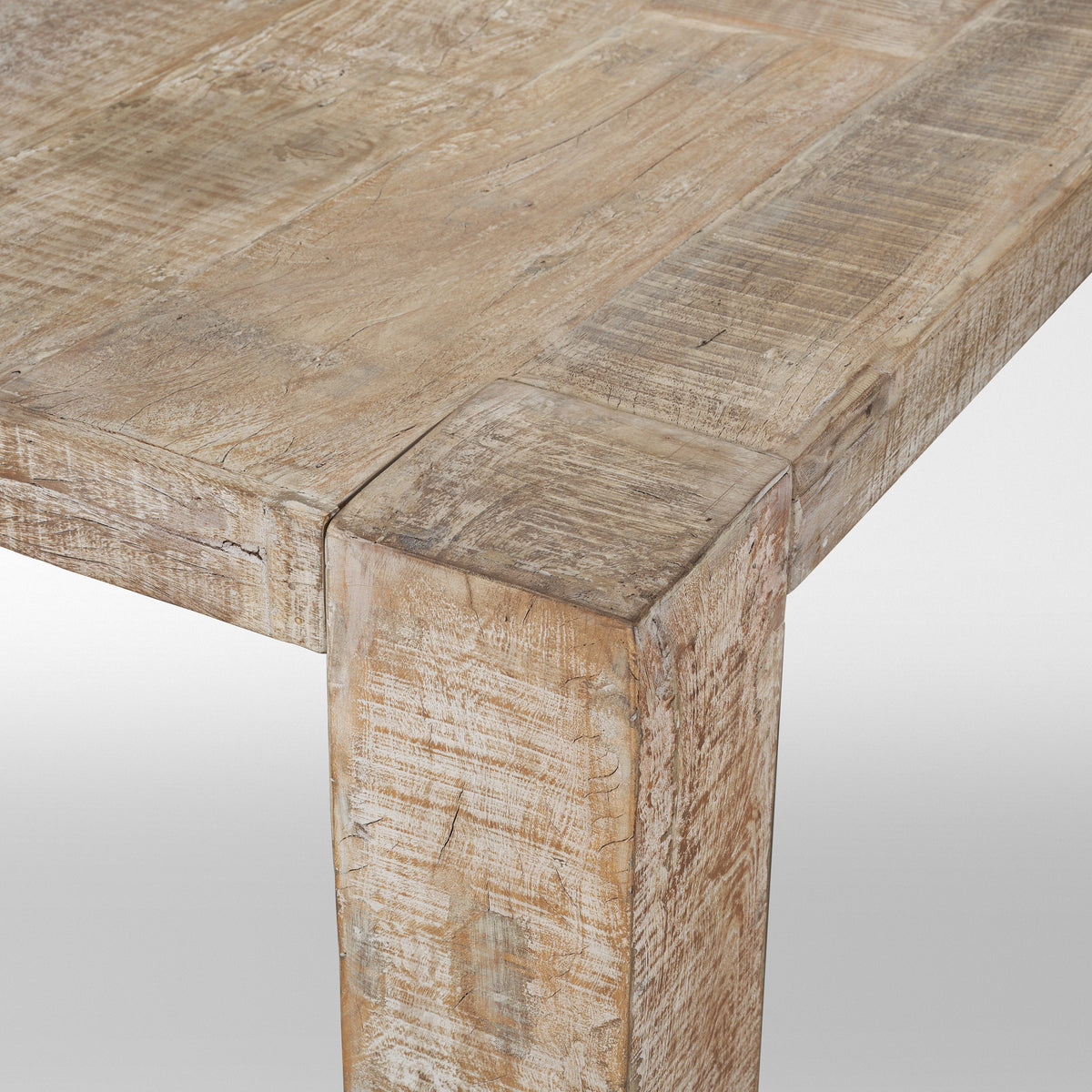 McArthur White 84"W Dining Table - Ornate Home