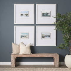 McArthur Whitewash Reclaimed Wood Bench