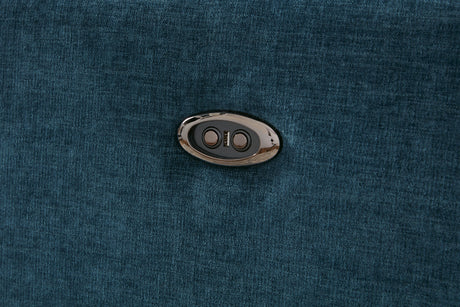 McBurg Navy Swivel Power Recliner - Ornate Home