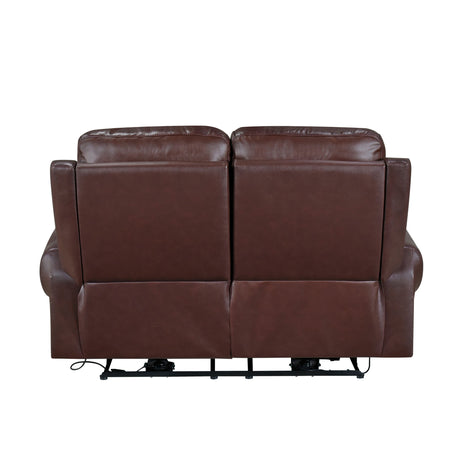 McCall Brown Power Double Reclining Loveseat - Ornate Home