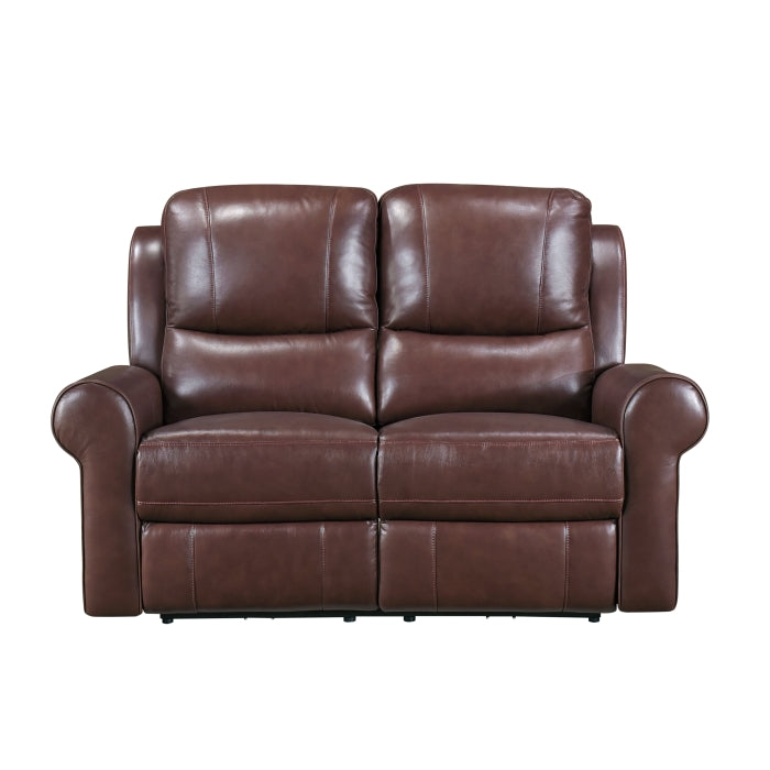McCall Brown Power Double Reclining Loveseat - Ornate Home