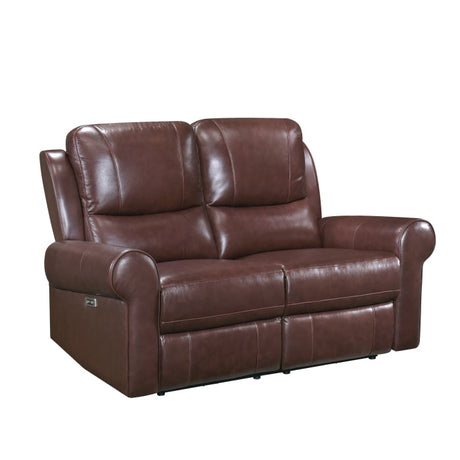 McCall Brown Power Double Reclining Loveseat - Ornate Home